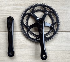 Rennrad Kurbelgarnitur 170 mm schwarz, 53 / 39 Zähne, guter Zustand