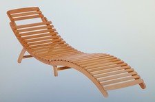 Sonnenliege Wendekissen grün beige Gartenliege Liege Merxx Ipanema 25177-100 Neu