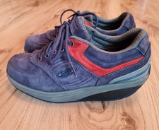 MBT Damen Arbeitsschuhe Blau Rot Gr.35 UK3 Leder