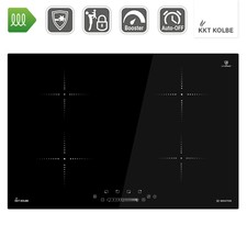 2. Wahl Induktionskochfeld, 77cm, autark, Booster, rahmenlos, Timer, 9 Stufen