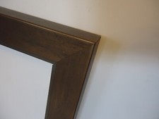 Bilderrahmen 25x35cm bronze Holz Rahmen für Keilrahmen Leinwand geeignet