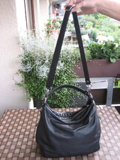 abro Tasche Shopper Umhängetasche Beuteltasche Damentasche schwarz