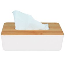 Große Tissue Box Cover Big Behälter Holz modern stilvoll Sanitär Kiefer lange UK