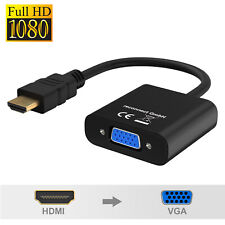 HDMI auf VGA Adapter D-Sub 15-polig Konverter Full HD 1080p mit 50cm Audio Kabel