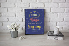 Roald Dahl Sprichwort aus Boy etwas Magic können Sie weit Zitat Geschenk