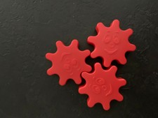 Ersatzteile 3 rote Zahnräder LOGI-GEISTER RAVENSBURGER * 5 - 10 Jahre