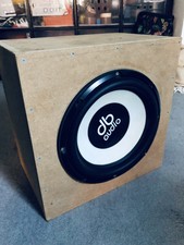 db Audio Subwoofer closed Box 600 Watt RMS 4 Ohm wie NEU!!