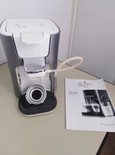 Philips Senseo Latte Duo Padmaschine HD7857/20A in Weiß / Silber , gebr. Zustand