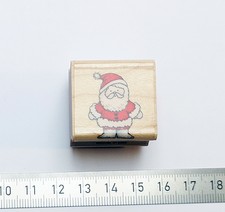 Weihnachtsmann 3x3 cm 1991 A139 Tiny Santa Hero-Arts Stempel Gruss zu Stampin Up
