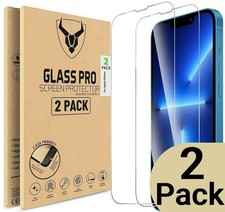 2x Panzerfolie Für iPhone 14 13 12 11 X XS 8 7 6 6S SE Pro Max Schutzfolie Glas