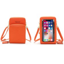 Geldbörse Damen Handytasche Crossbody Purse Card Holder Geldbörse Schultertaschen T