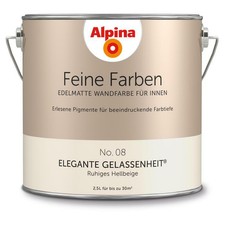 Alpina Feine Farben Edelmatte Wandfarbe 2,5 L FARBWAHL (Beule)