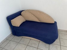 Recamiere Chaiselongue Ottomane Schlafsofa mit Schlaffunktion und Bettkasten