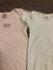 Petit Bateau 2xBodys gr 74/81cm Süss