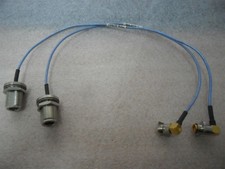 2 x HF-Mikrowellen-Koaxialkabel ~40 cm N-Typ-Buchse BULK JACK – BMA-Buchse...