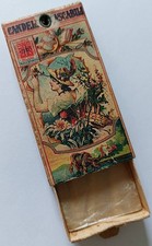 Antike Streichholzschachtel, 5-Minuten Brenner, Milano, vor 1900 