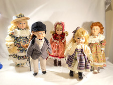 Restposten 5 Porzellanpuppen 3 Leonardo + 2 andere