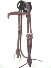 EE Tack Western Trense Kopfstück aus  Latigoleder  Stitched - V-Stirnband
