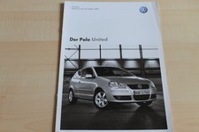 101989) VW Polo 9N United - Preise & Extras - Prospekt 05/1998