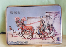 Alte Blechdose Brera Crüwell-Tabak Bielefeld 11 x 8 x 2,5 cm, vintage Dose