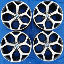 20 Zoll Original BMW X5 E70 X6 E71 Alufelgen Y-Speiche 214 6772249 6772250 Black