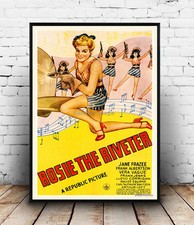 Rosie der Zange: Vintage Film Werbung, Plakat Reproduktion.