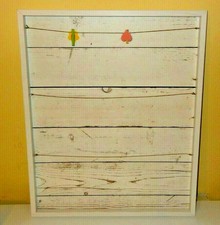 Memoboard / Fotohalter -- 50,5x60cm -- in Holzoptik