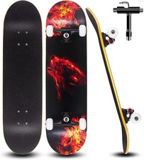 Kinskate Skateboard Komplett 79 x 20 cm Cruiser Skateboards Komplettboard 