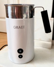 GRAEF MS701EU LUXUS DESIGNER MILCHAUFSCHÄUMER WEISS EDELSTAHL ZEITLOS EDEL TOPP