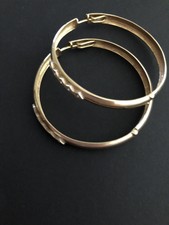 Gold  ohringe 585  Große Ohrringe Creolen Mit Echten Brillanten ???