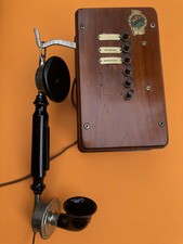 Altes Telefon Holz Antik 1906