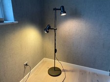 1970er 2 Stahler Lampe Leuchte Stehllampe HUstadt  Spot braun Vintage Retro 70er
