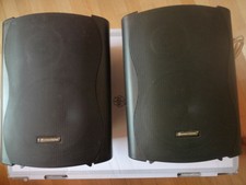 OMNITRONIC C-60 schwarz,2x Passivboxen 100/50 W mit Wandhalterung, guter Zustand