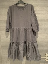 Boho Kleid grau Gr. M, wie neu