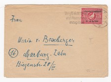 Sowjetische Besatzungszone Brief 3. Deutscher Volkskongress Berlin München 1949