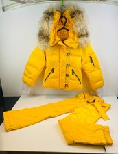 JetSet Mädchen Ski Schneeanzug Jacke & Hose Alter 4 Jahre gelb Schneeanzug