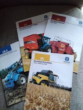 Ford New Holland Combi, Ballenpresse und Fernbediener Broschüren, mehrseitig.
