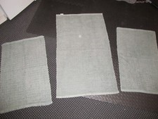 3 tlg. Badematten-Set, hellgrün