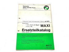 Puch Maxi Ersatzteilkatalog 1-Gang/2-Gang Automatikmodelle Moped