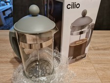 Kaffeebereiter - French press - für 8 Tassen - grau - neu ovp