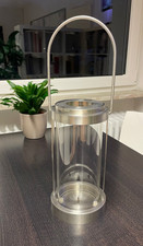 ZACK DESIGNLATERNE EDELSTAHL ** SELTEN ** wie NEU Rarität !!!