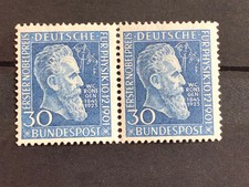 BRD Röntgen als Waagerechte Paar Mi - Nr. 147 . Postfrisch** BPP geprüft .