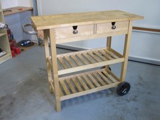 Grill-Beistelltisch, 2 Schubkästen (#0)