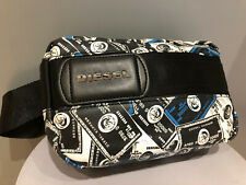 DIESEL LUXUS Gürteltasche Damen CANVAS 25x14x6 Original Neu OP € 160,-   schwarz