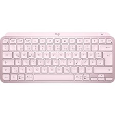 Logitech MX Keys Mini Bluetooth® Tastatur Deutsch, QWERTZ Rose Beleuchtet,