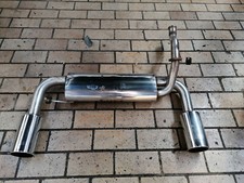 FOX Edelstahl 2x100mm Endschalldämpfer exhaust Honda CRX ED9 EE8 CIVIC EE9 ED7