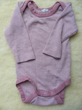Body Baby Wolle Seide Wolleseidebody organic Waldorf Größe 62 68 rosa Öko kba
