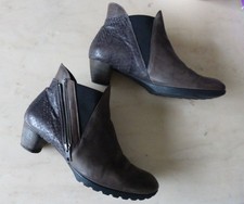 Think Comfort Knöchelschuhe Ankle Boots Einlage Stiefelette Braun/taupe - Gr. 41