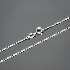 Massiv Sterling Silber 925 Halskette Panzerkette Damen Herren Kinder Schmuck 