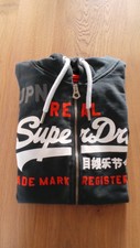 SUPERDRY Hoodie mit Zipper Herren L getragen TOP Zustand 
